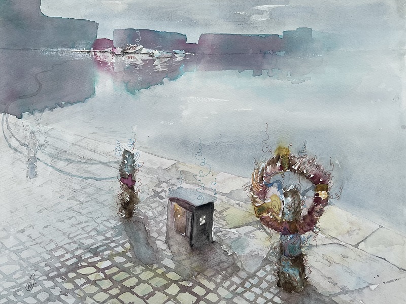 Buy Original Painting Liverpool Albert Docks&nbsp;LAOTY