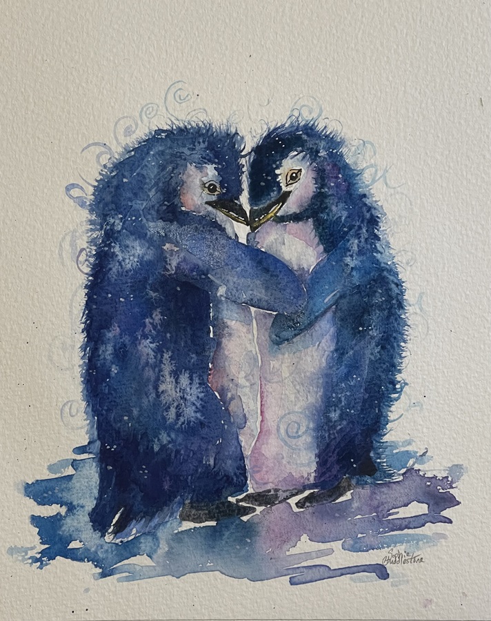 Buy Original Painting Penguin&nbsp;Love