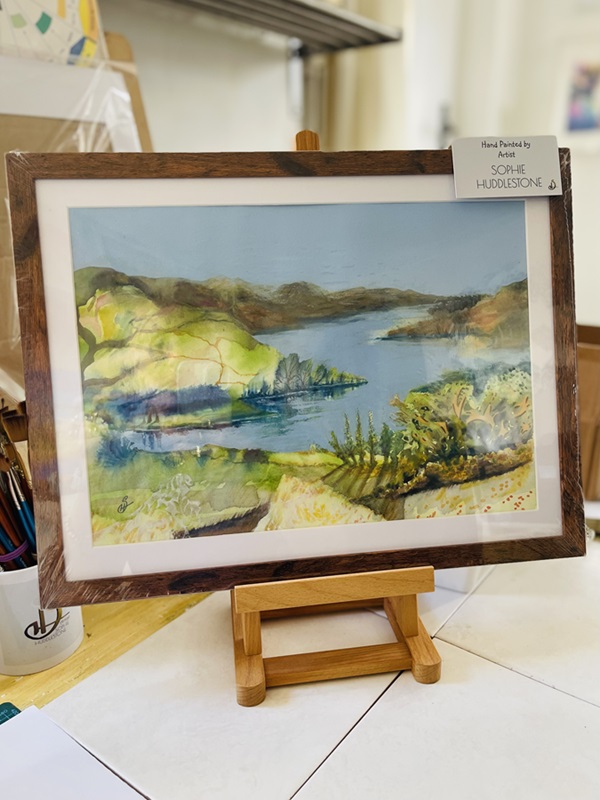 landscape painting by sophie huddlestone