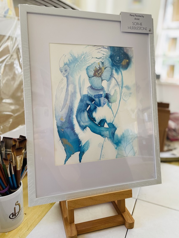 abstract painting by sophie huddlestone