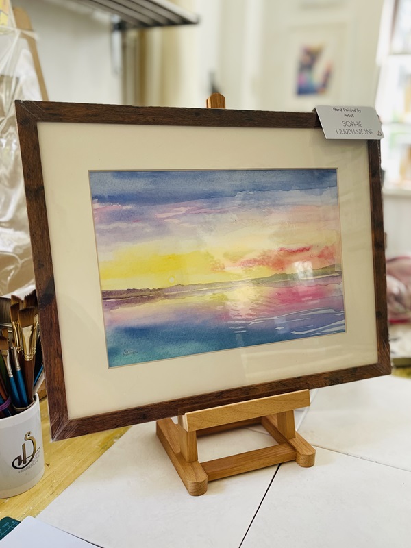 landscape painting by sophie huddlestone
